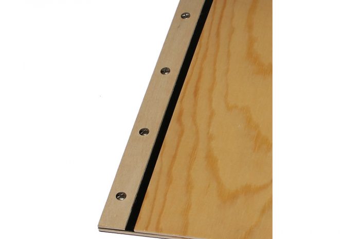 AWEM6566- Wooden menu A4 3 external screws