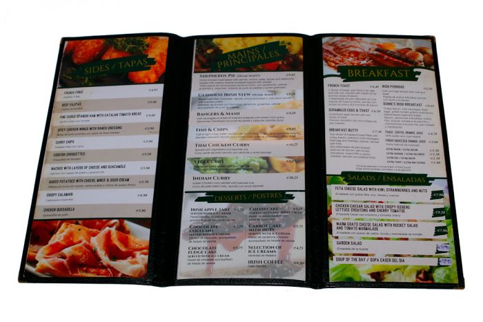 Tarjetas americanas transparentes de PVC con esquinas-AWEM6673 -18,5X41X58,5cms