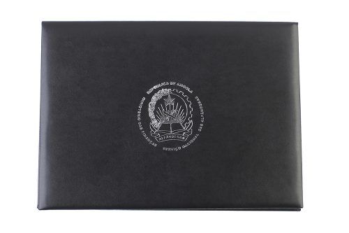 Porta-Diplomas Fabricado_para_ República_Popular_ de_ Angola